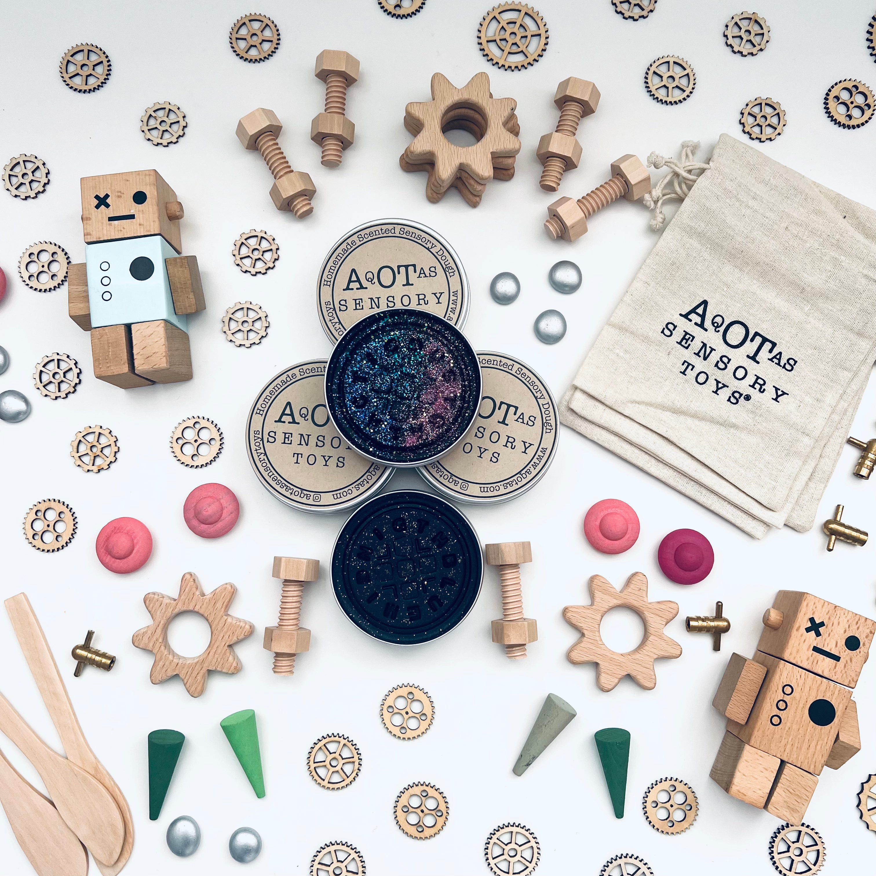 Robot Play Dough Fun Size  Kit