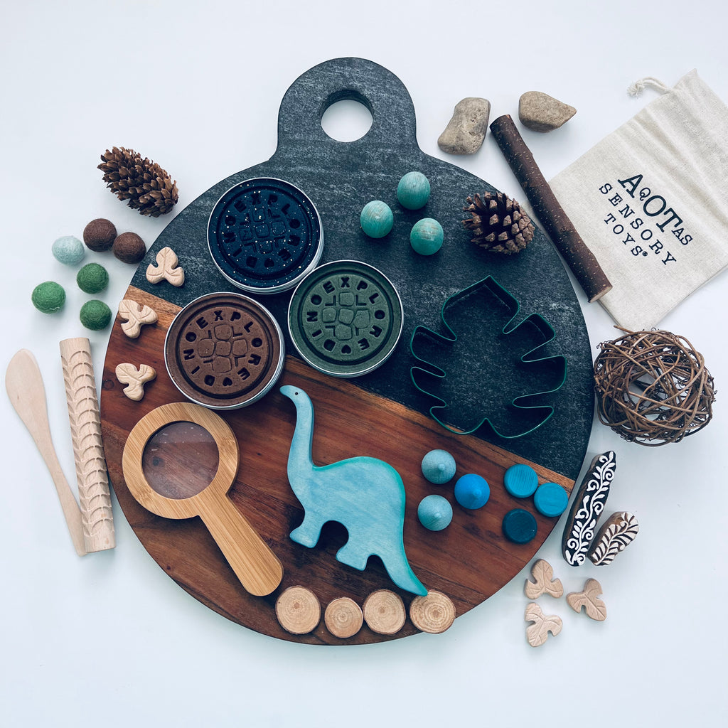 dinosaur diplodocus play dough kit