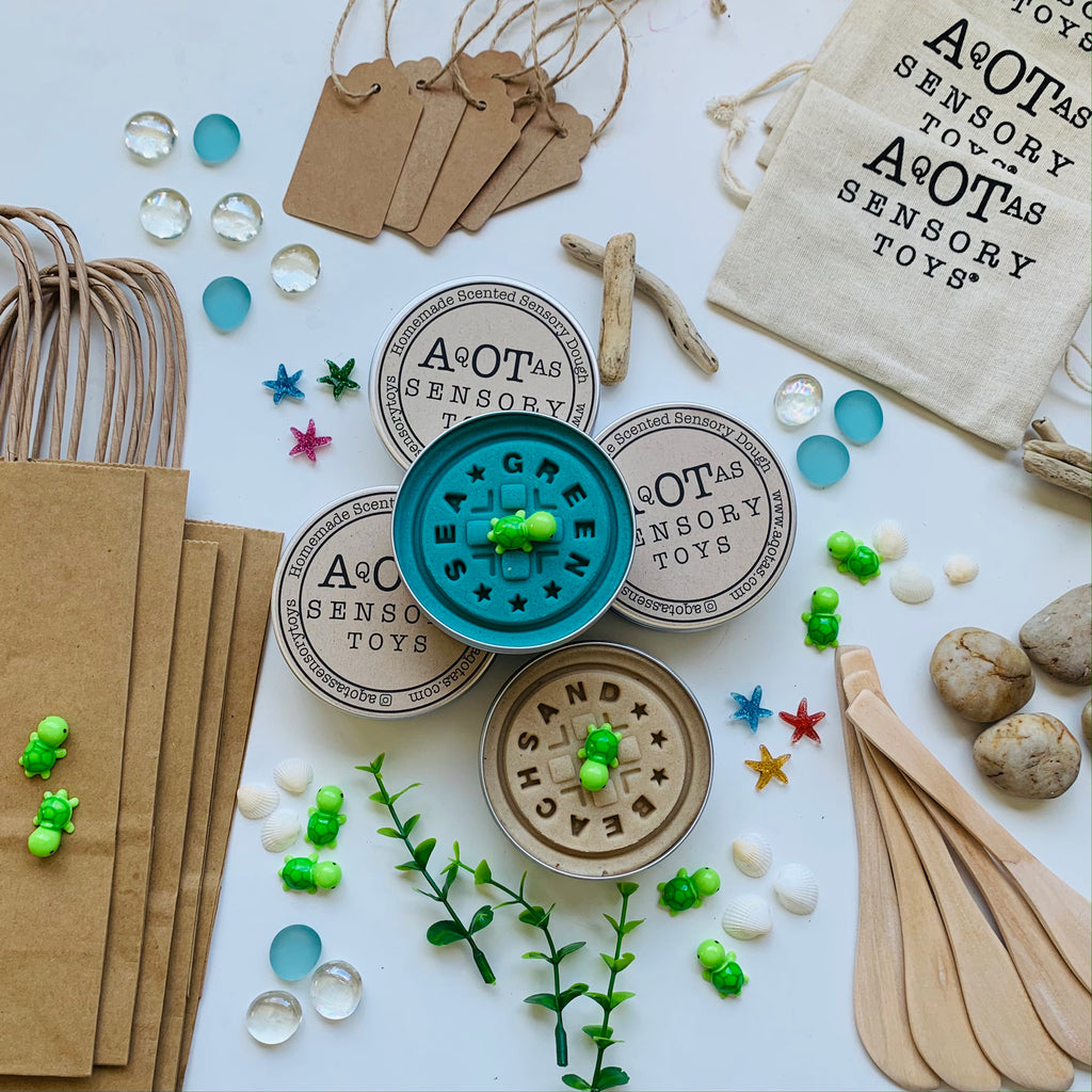 turtles party bags playdough kit