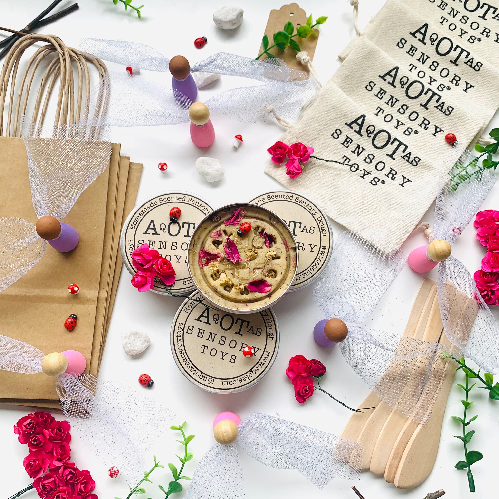 fairy flower play dough kit