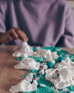 penguin play dough kit